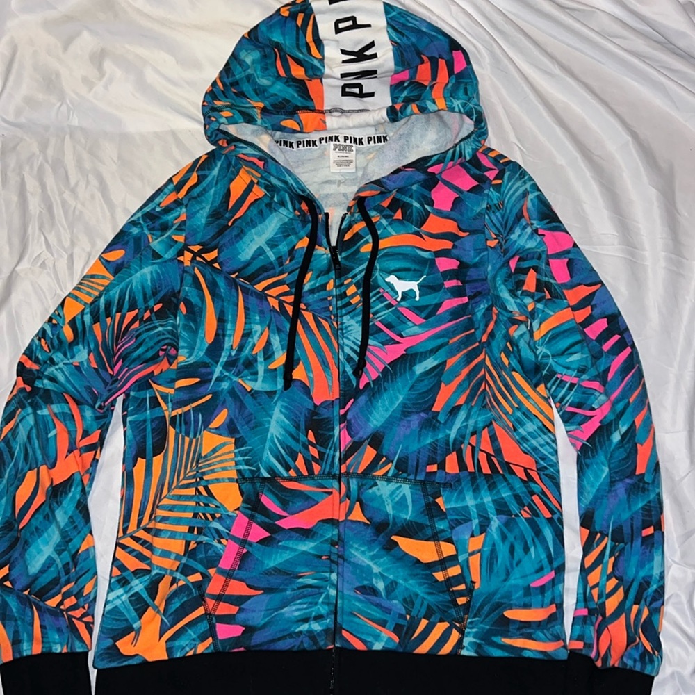 PINK tropical full zip